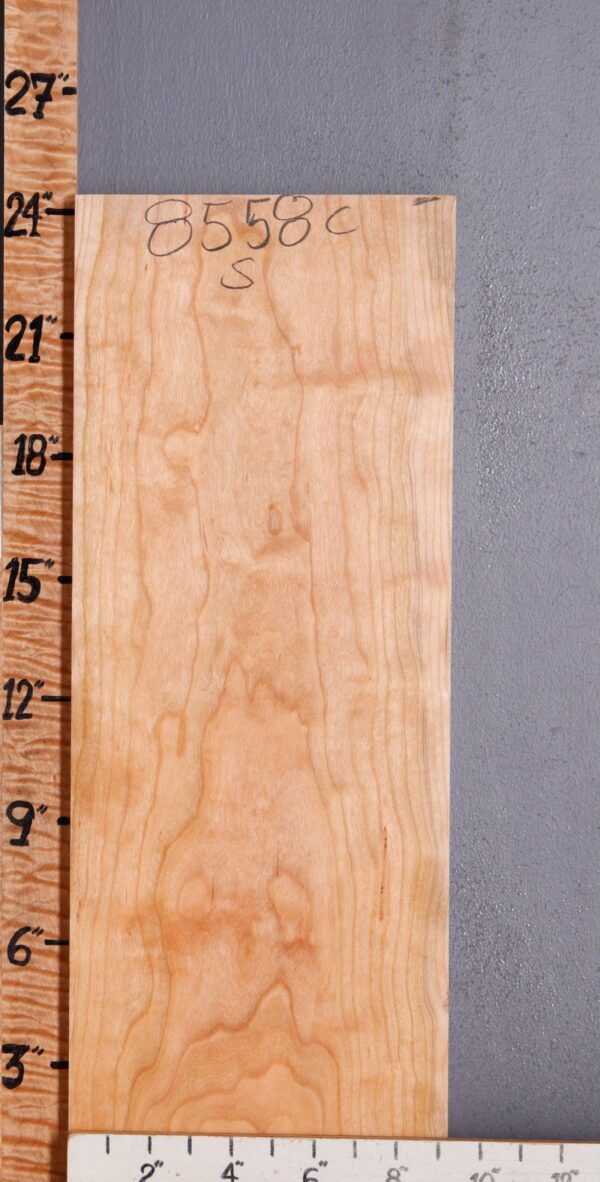 5A Curly Cherry Lumber Block 9"1/4 X 24" X 8/4 (NWT-8558C)