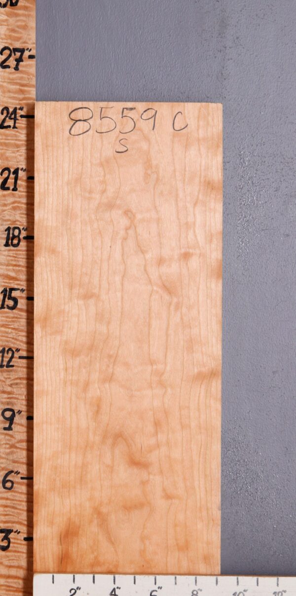 5A Curly Cherry Lumber Block 9"1/4 X 24" X 8/4 (NWT-8559C) - Image 2