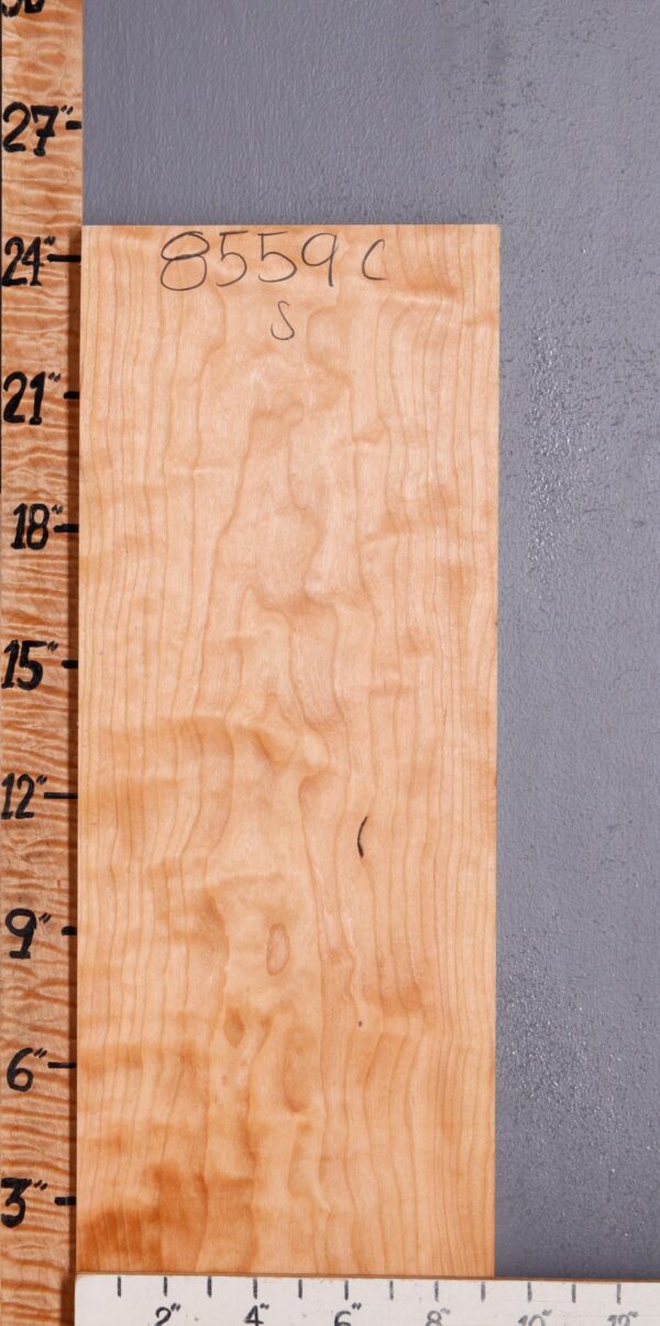 5A Curly Cherry Lumber Block 9"1/4 X 24" X 8/4 (NWT-8559C)