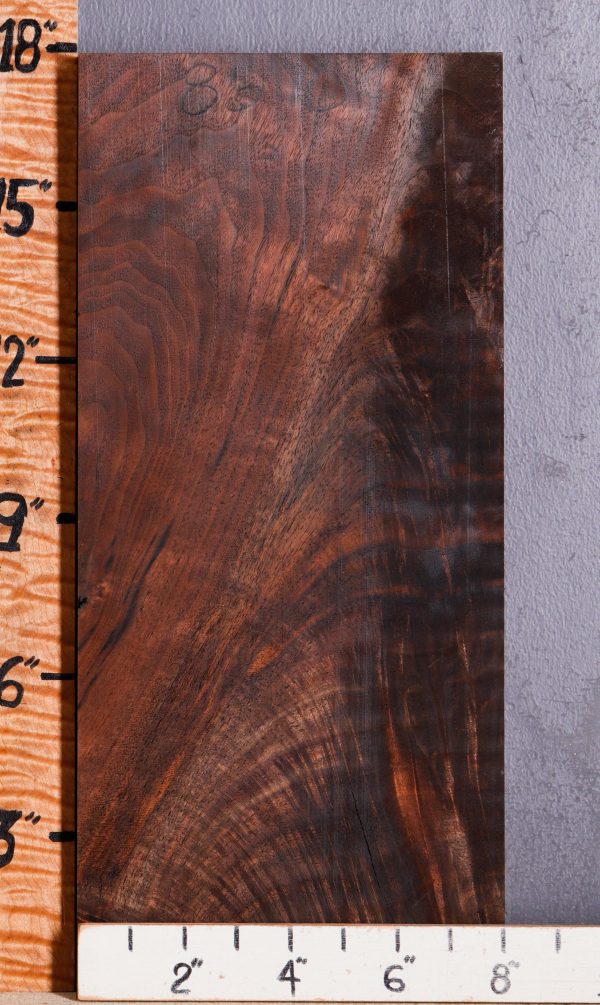 5A Marbled Claro Walnut Lumber 8" X 17" X 8/4 (NWT-8570C)