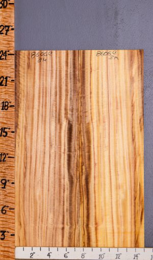 Musical Striped Myrtlewood Bookmatch Microlumber 15"7/8 X 24" X 1/8 (NWT-8606C)