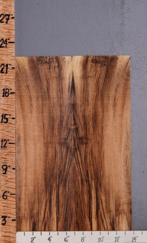 5A Striped Curly Myrtlewood Microlumber Bookmatch 13"3/4 X 22" X 1/8 (NWT-8657C)