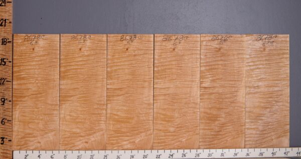 Musical Quilted Maple 6 Board Set Microlumber 43" X 19" X 1/4" (NWT-8678C) - Image 2