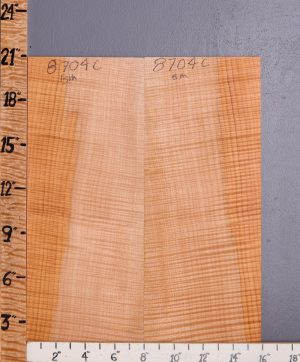 Musical Curly Maple Bookmatch Microlumber 15"7/8 X 20" X 1/4" (NWT-8704C)