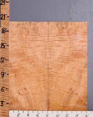 Musical Curly Maple Bookmatch Microlumber 16"1/4 X 19" X 1/4" (NWT-8707C)