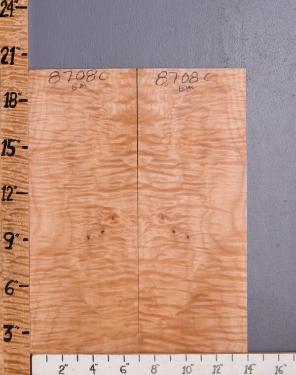 Musical Curly Maple Bookmatch Microlumber 14"1/8 X 19" X 1/4" (NWT-8708C) - Image 2