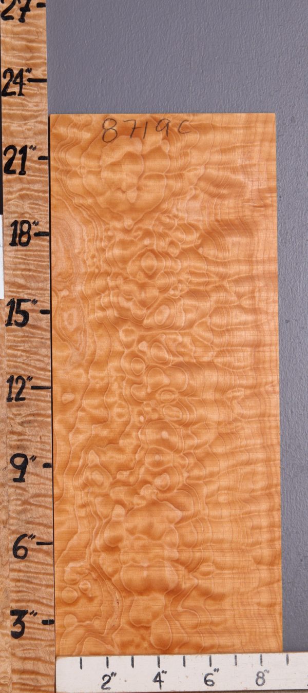 Musical Quilted Maple Microlumber 8" X 22"1/2 X 1/4" (NWT-8717C)