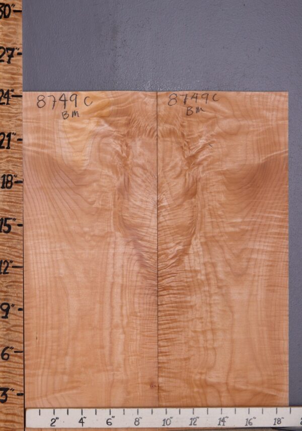 Musical Curly Maple Microlumber Bookmatch 19" X 24" X 1/4 (NWT-8749C) - Image 2