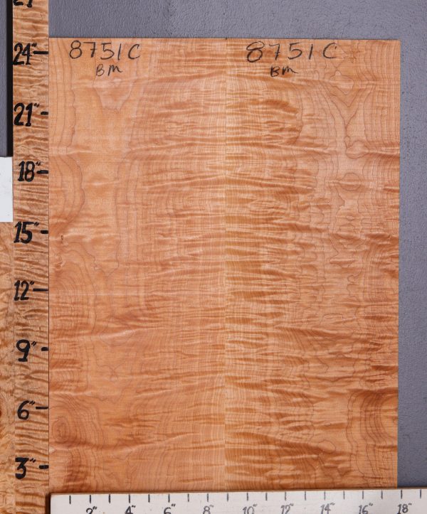 5A Quilted Maple Microlumber Bookmatch 18"1/8 X 24" X 1/4 (NWT-8751C)