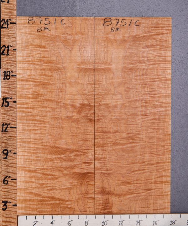 5A Quilted Maple Microlumber Bookmatch 18"1/8 X 24" X 1/4 (NWT-8751C)