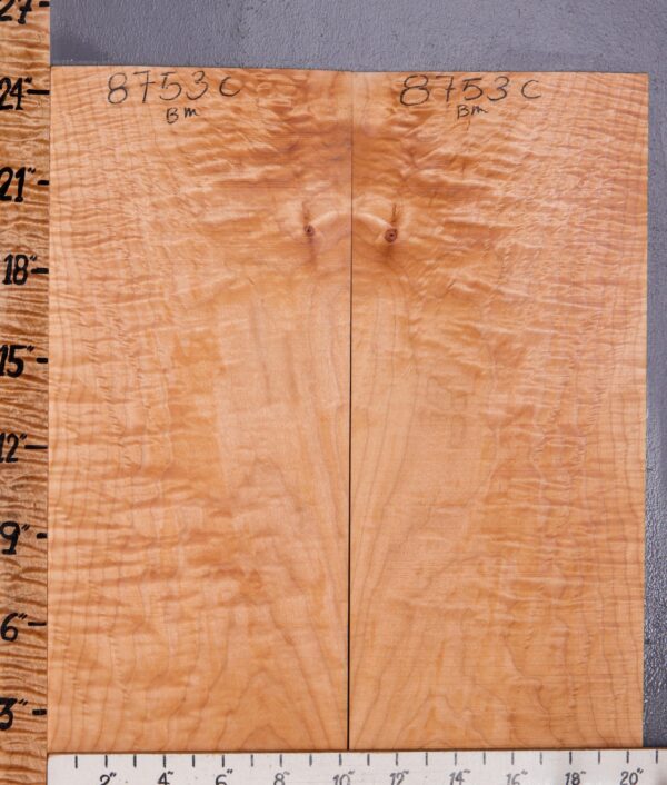 Musical Curly Maple Microlumber Bookmatch 20"5/8 X 24" X 1/4 (NWT-8753C) - Image 2