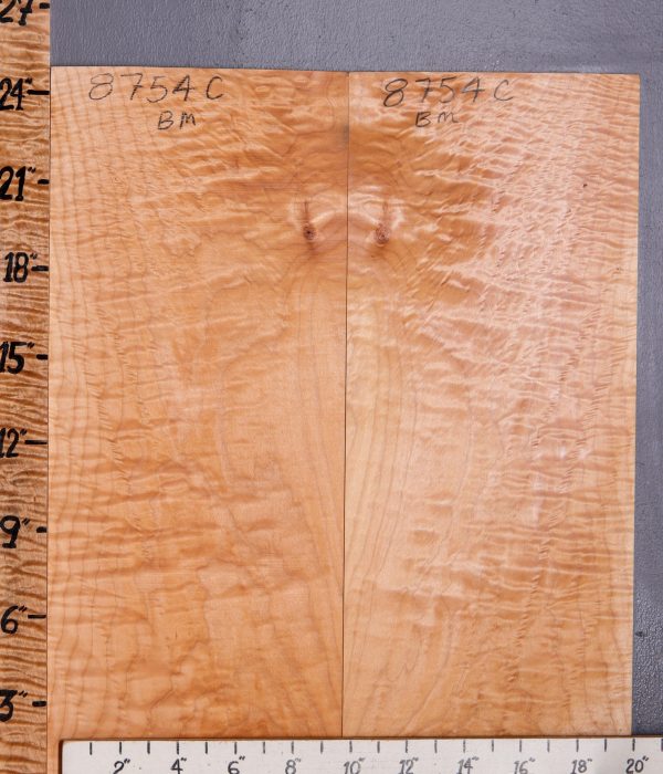 5A Curly Maple Microlumber Bookmatch 20"5/8 X 24" X 1/4 (NWT-8754C)