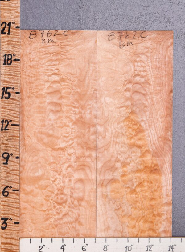 Musical Curly Maple Microlumber Bookmatch 14"1/4 X 20" X 1/4 (NWT-8762C) - Image 2