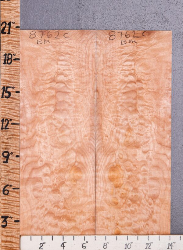 Musical Curly Maple Microlumber Bookmatch 14"1/4 X 20" X 1/4 (NWT-8762C)