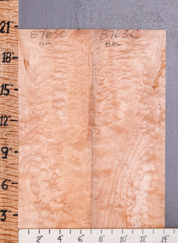 Musical Curly Maple Microlumber Bookmatch 14"1/8 X 20" X 1/4 (NWT-8763C) - Image 2