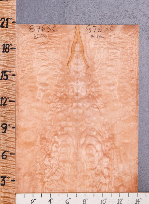 Musical Curly Maple Microlumber Bookmatch 14"1/8 X 20" X 1/4 (NWT-8763C)