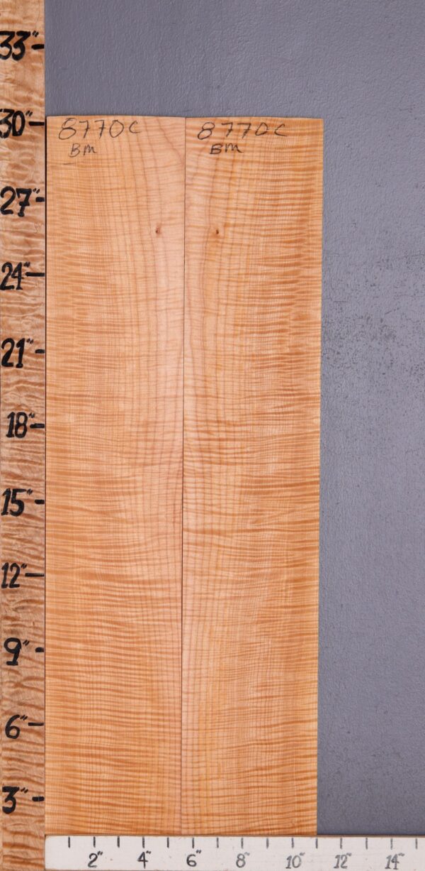 Musical Curly Maple Microlumber Bookmatch 11" X 30" X 1/4 (NWT-8770C) - Image 2