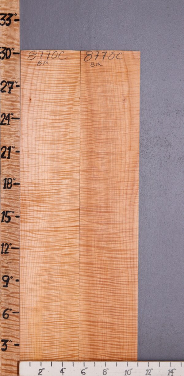 Musical Curly Maple Microlumber Bookmatch 11" X 30" X 1/4 (NWT-8770C)