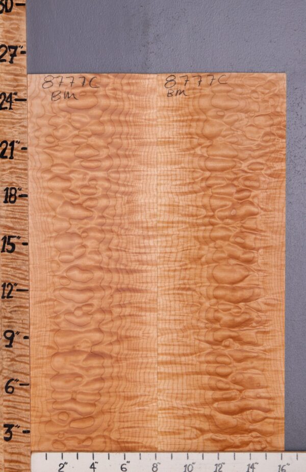 Musical Curly Maple Microlumber Bookmatch 16"1/2 X 25" X 1/4 (NWT-8777C) - Image 2