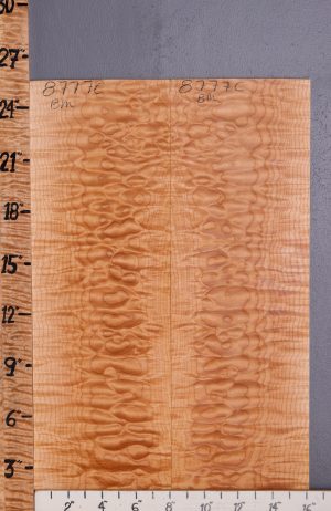 Musical Curly Maple Microlumber Bookmatch 16"1/2 X 25" X 1/4 (NWT-8777C)