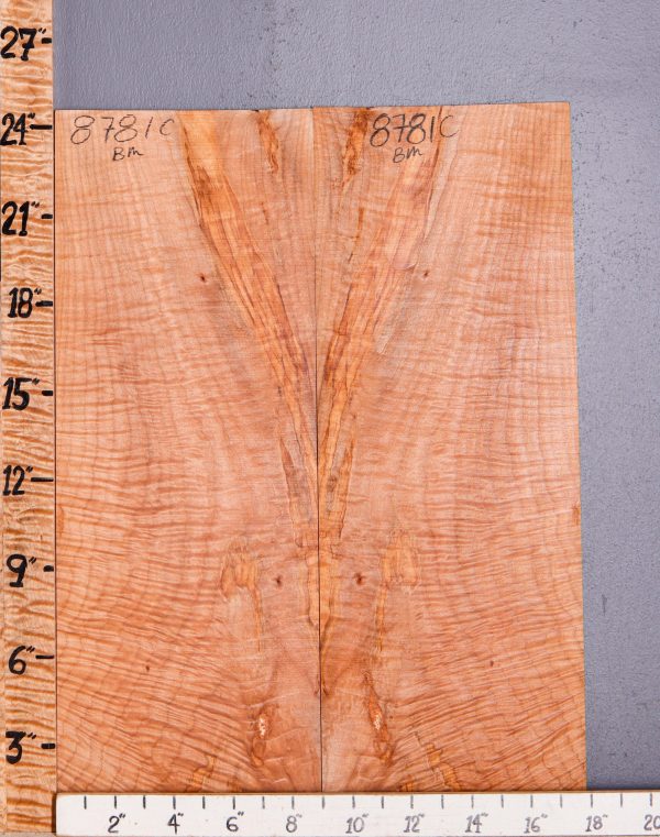 Musical Curly Maple Microlumber Bookmatch 18" X 24" X 1/4 (NWT-8781C)