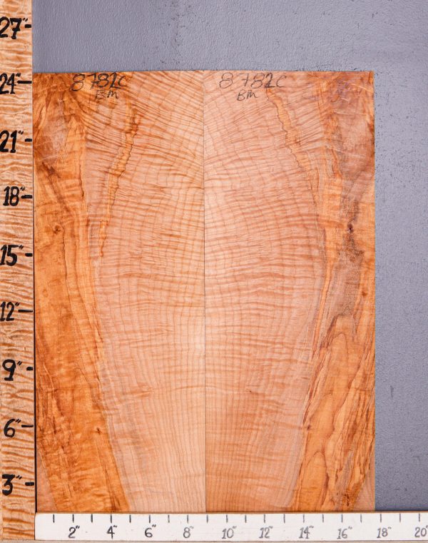 Musical Curly Maple Microlumber Bookmatch 17"7/8 X 24" X 1/4 (NWT-8782C)