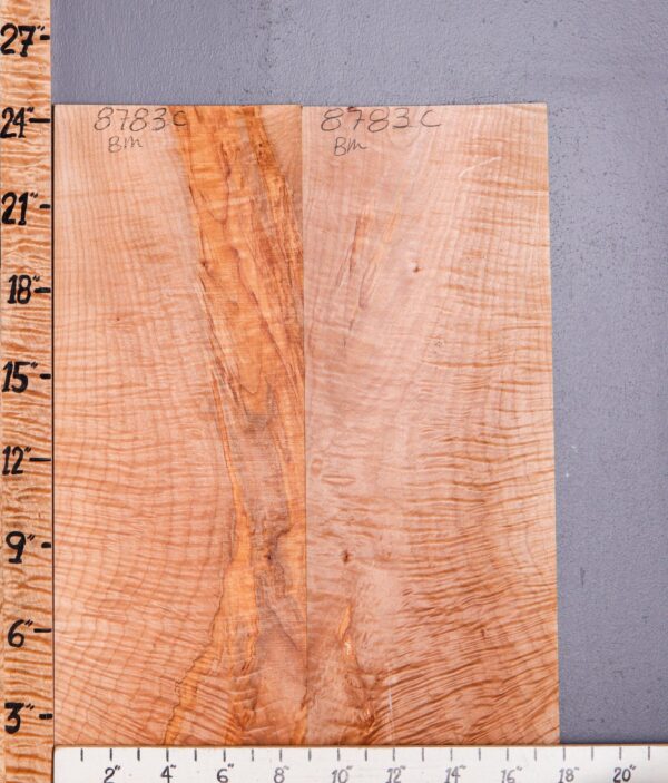 Musical Curly Maple Microlumber Bookmatch 17"7/8 X 24" X 1/4 (NWT-8783C) - Image 2