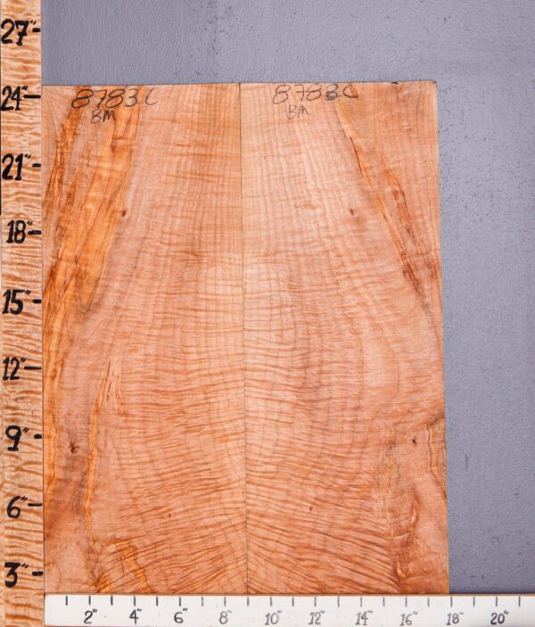 Musical Curly Maple Microlumber Bookmatch 17"7/8 X 24" X 1/4 (NWT-8783C)