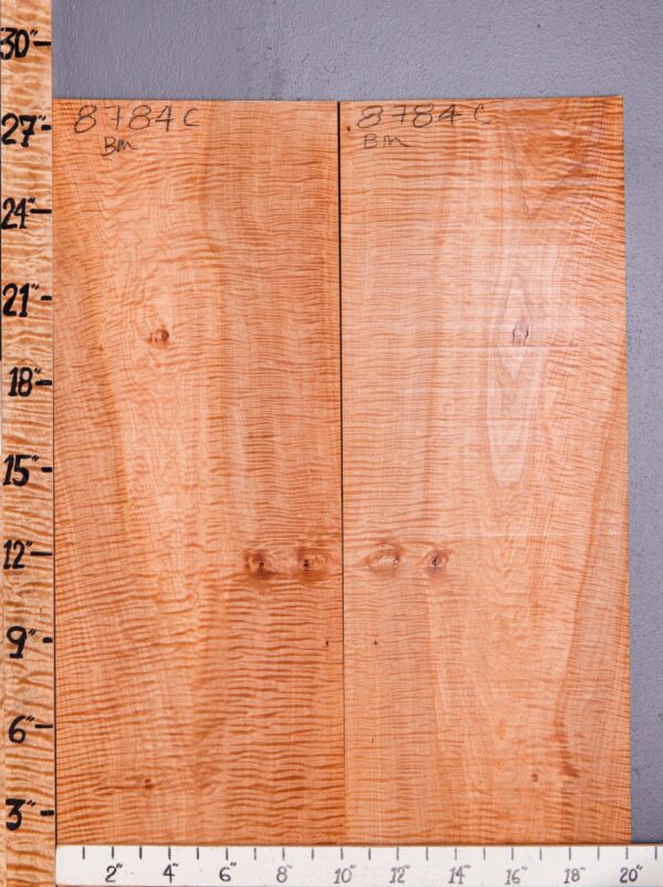 Musical Curly Maple Microlumber Bookmatch 20"1/4 X 27" X 1/4 (NWT-8784C)