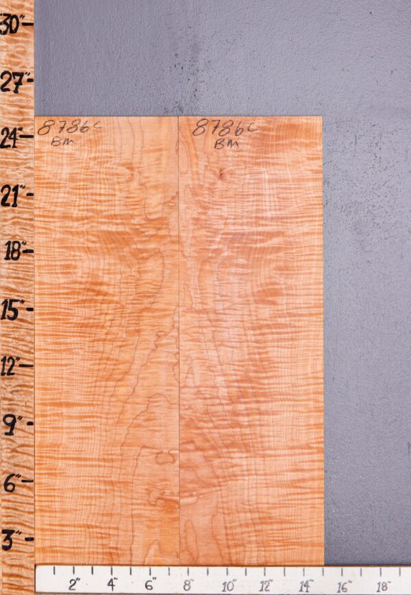 Musical Curly Maple Microlumber Bookmatch 15"1/8 X 25" X 1/4 (NWT-8786C) - Image 2