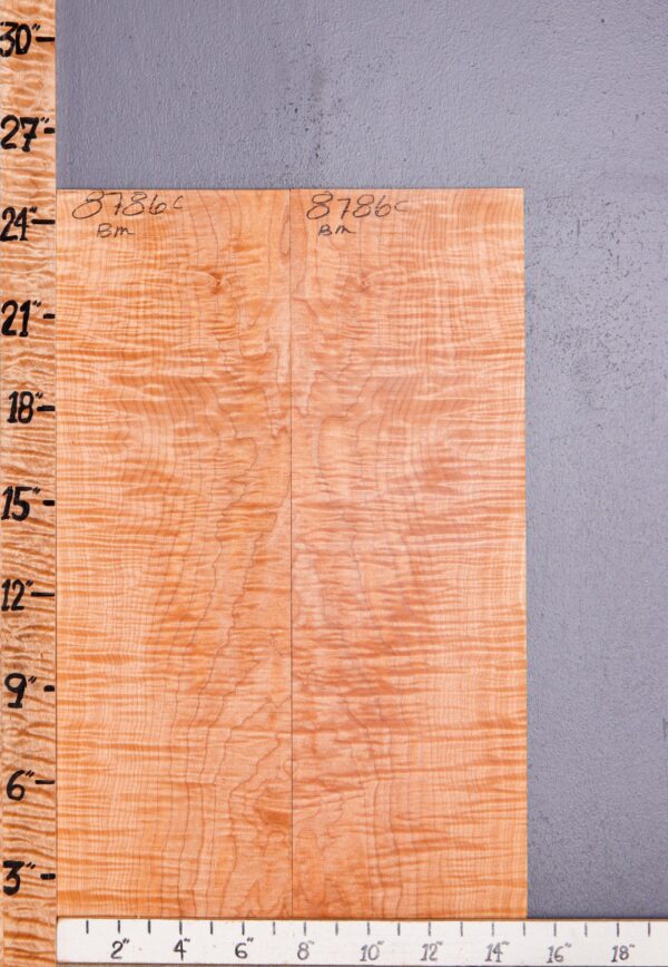 Musical Curly Maple Microlumber Bookmatch 15"1/8 X 25" X 1/4 (NWT-8786C)