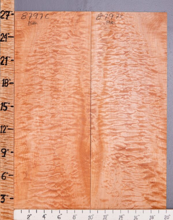 Musical Quilted Maple Microlumber Bookmatch 20"1/8 X 27" X 1/8 (NWT-8797C) - Image 2