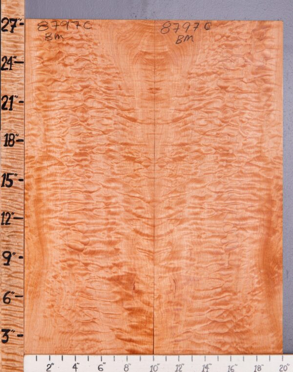 Musical Quilted Maple Microlumber Bookmatch 20"1/8 X 27" X 1/8 (NWT-8797C)