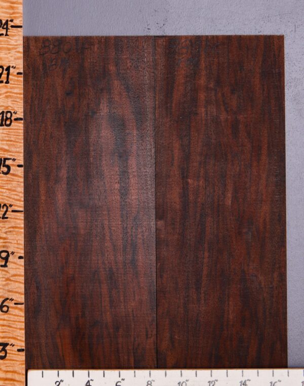 Musical Marbled Claro Walnut Microlumber Bookmatch 17"1/8 X 23" X 1/8 (NWT-8801C) - Image 2