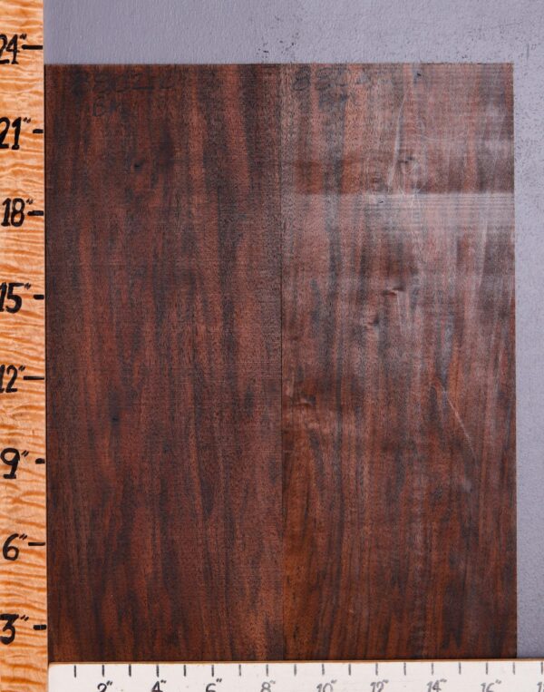 Musical Marbled Claro Walnut Microlumber Bookmatch 17"1/8 X 23" X 1/8 (NWT-8802C) - Image 2