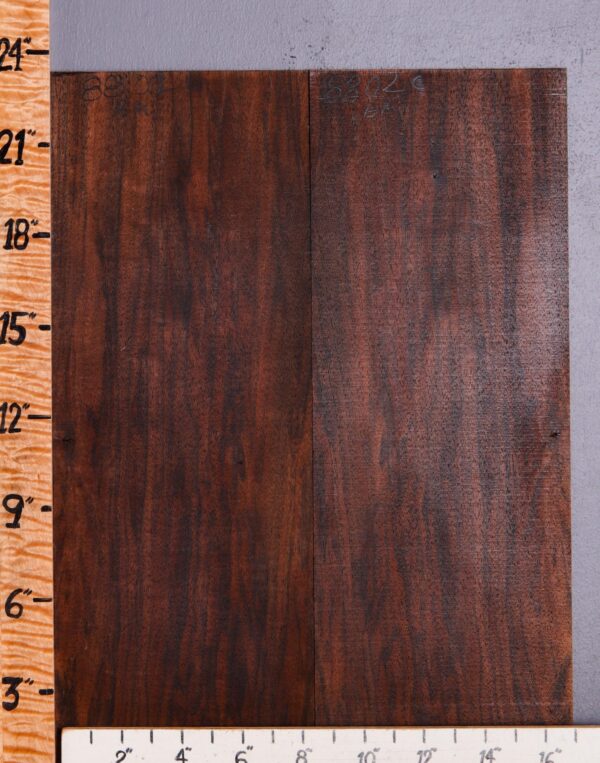 Musical Marbled Claro Walnut Microlumber Bookmatch 17"1/8 X 23" X 1/8 (NWT-8802C)