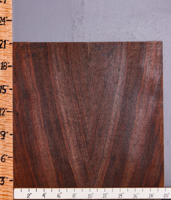 Musical Marbled Claro Walnut Microlumber Bookmatch 20" X 21" X 1/8 (NWT-8804C)