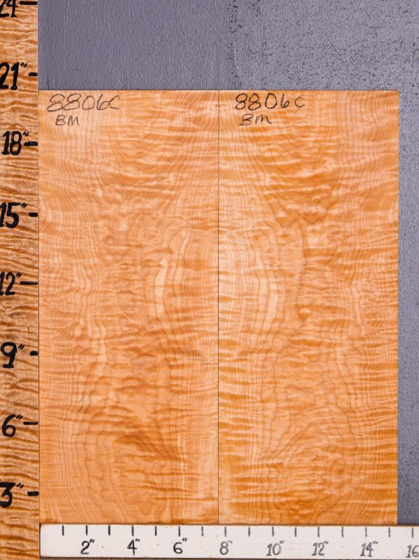 Musical Quilted Maple Microlumber Bookmatch 15"1/2 X 20" X 1/8 (NWT-8806C)