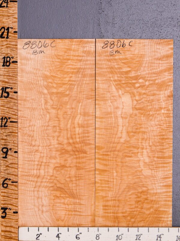 Musical Quilted Maple Microlumber Bookmatch 15"1/2 X 20" X 1/8 (NWT-8806C)