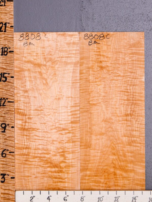 Musical Quilted Curly Maple Microlumber Bookmatch 15"1/2 X 20" X 1/8 (NWT-8808C) - Image 2