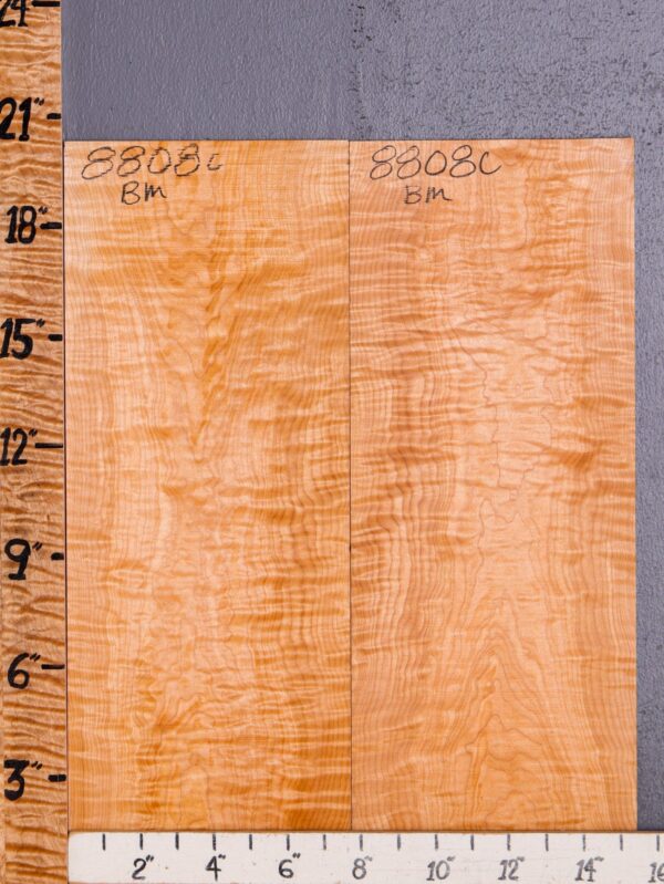 Musical Quilted Curly Maple Microlumber Bookmatch 15"1/2 X 20" X 1/8 (NWT-8808C)