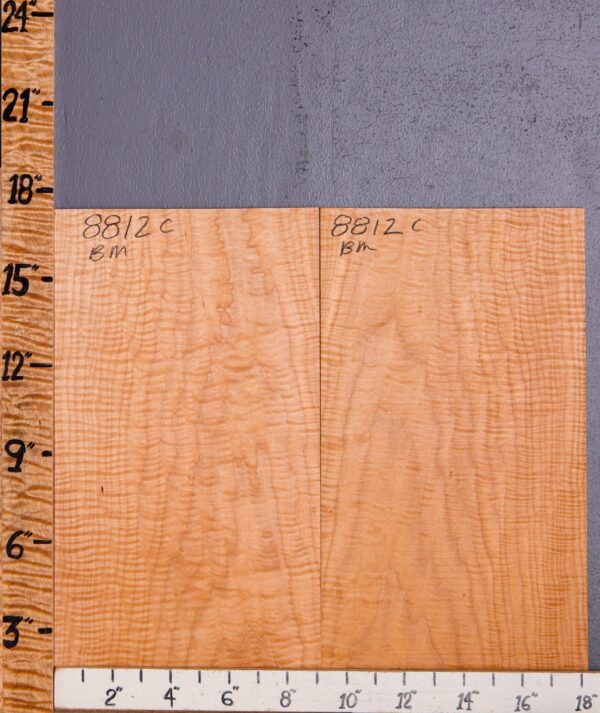 Musical Quilted Curly Maple Microlumber Bookmatch 18"1/4 X 17" X 1/8 (NWT-8811C) - Image 2