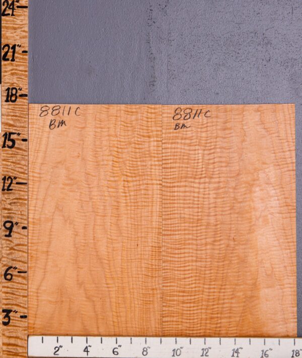 Musical Quilted Curly Maple Microlumber Bookmatch 18"1/4 X 17" X 1/8 (NWT-8811C)