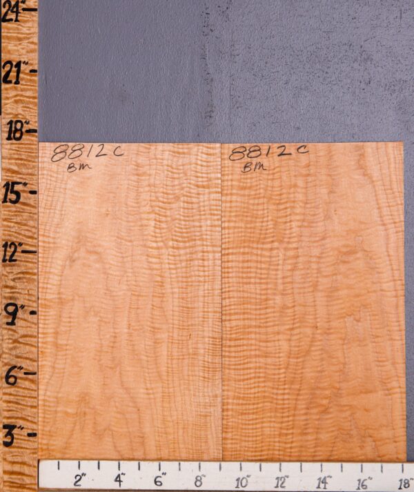 Musical Curly Maple Microlumber Bookmatch 18"1/4 X 17" X 1/8 (NWT-8812C) - Image 2