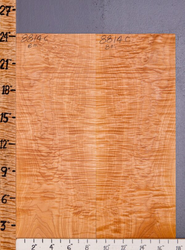 Musical Curly Maple Microlumber Bookmatch 17"7/8 X 24" X 1/8 (NWT-8814C)