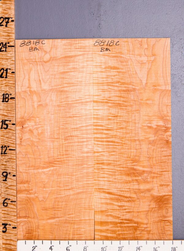 Musical Curly Maple Microlumber Bookmatch 18" X 24" X 1/8 (NWT-8818C) - Image 2