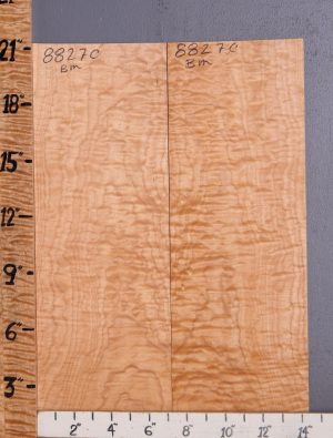 Musical Quilted Maple Microlumber Bookmatch 14"3/8 X 21" X 1/8 (NWT-8827C)