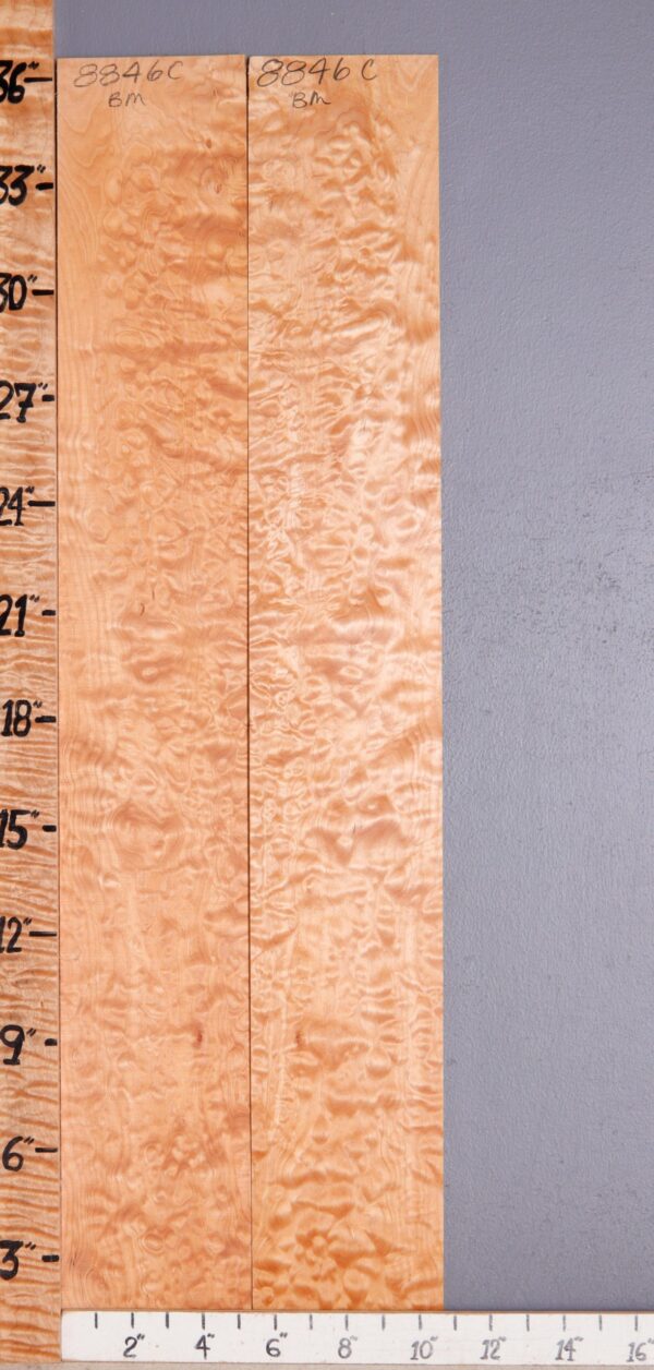 Musical Quilted Maple Microlumber Bookmatch 10"5/8 X 36" X 1/8 (NWT-8846C) - Image 2