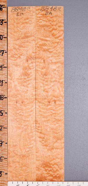 Musical Quilted Maple Microlumber Bookmatch 11"1/4 X 36" X 1/4 (NWT-8848C)