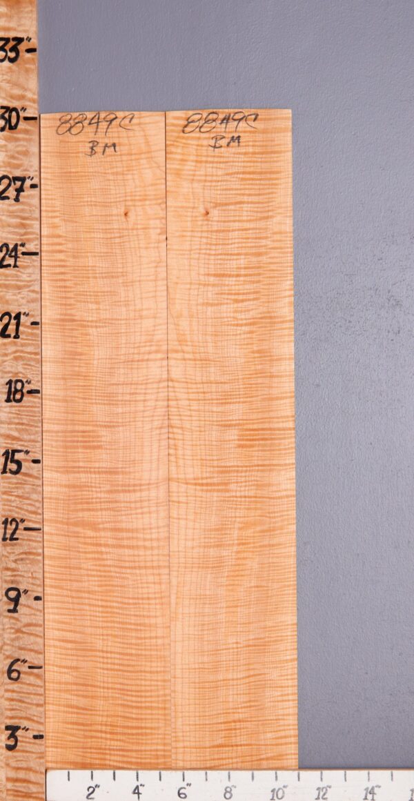 Musical Curly Maple Microlumber Bookmatch 11" X 30" X 1/8 (NWT-8849C) - Image 2